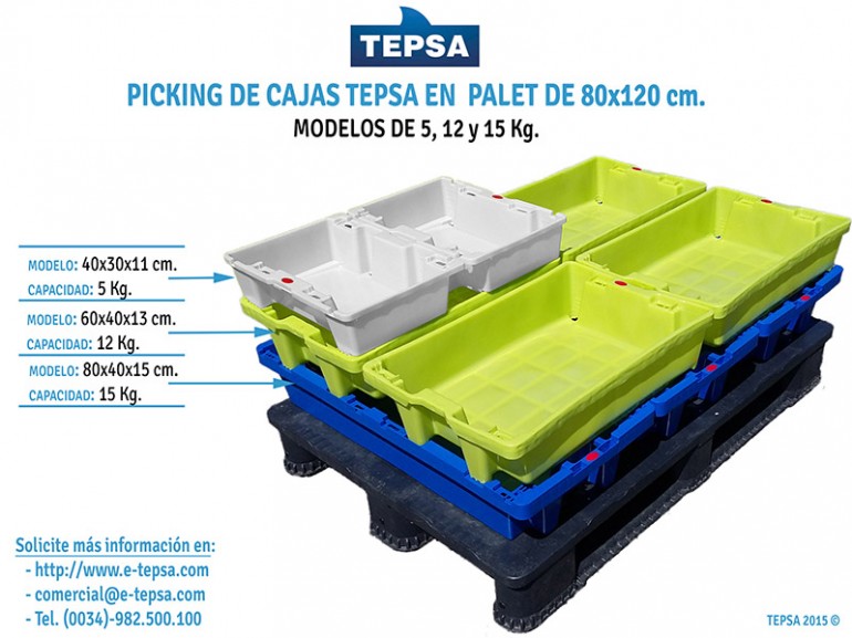 estimular Separar Evacuación Nueva caja de plástico reutilizable para 5 kg de pescado - Reduce,  Reutiliza, Recicla.